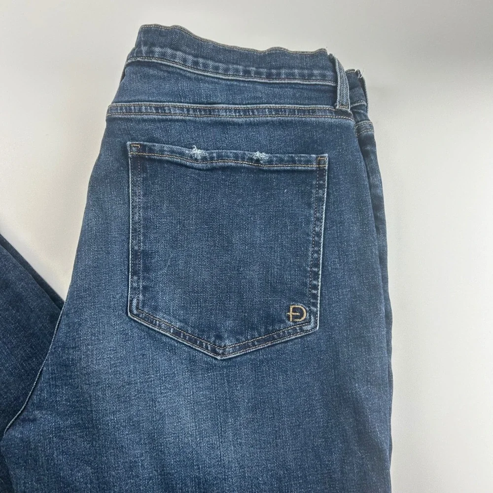 Fidelity Denim Men's 33x30 Oh Boy Boyfriend Jeans Dark Wash Stretch Relaxed Fit